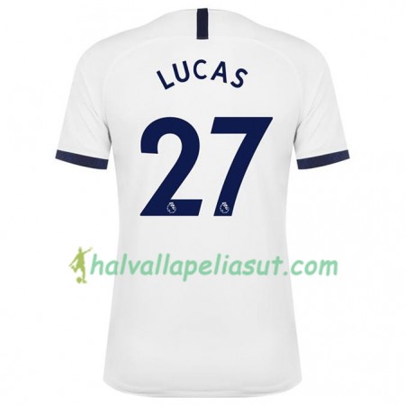 Jalkapallo Pelipaidat Tottenham Hotspur Lucas Moura 27 Kotipaita 2019-2020 Lyhythihainen